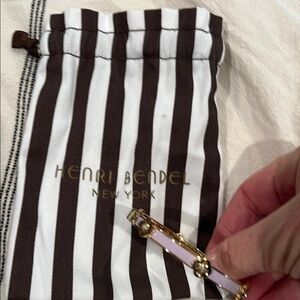 Henri Bendel Gold and Lavender Bracelet